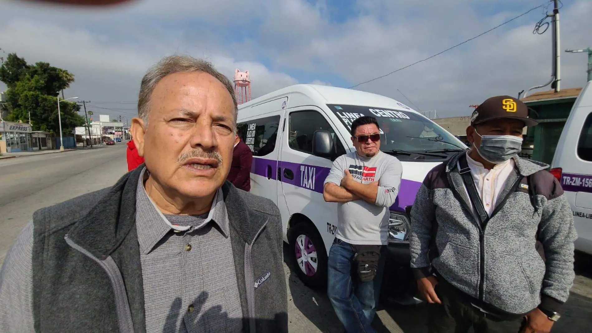 Taxistas-Manifestación